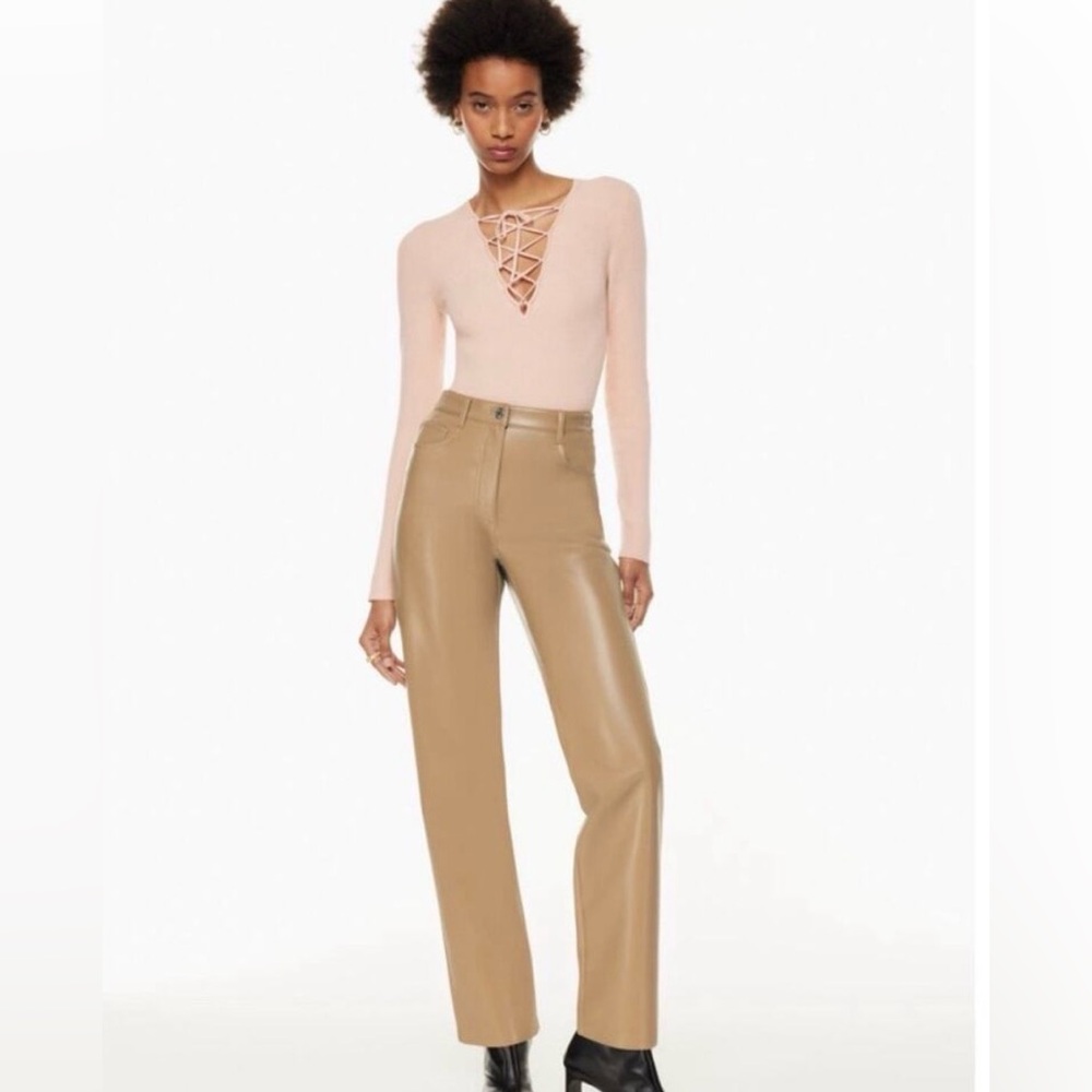 Wilfred Aritzia Melina Vegan Leather Pants